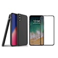 Pikkukuva 3 / 11: iPhone XS Max - Mattbehandlat Skyddsskal med Skärmskydd Svart