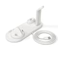 Miniatyrbillede 9 af 11: Praktiskt 3-1 Laddare Lightning, Micro USB, Type-C Svart