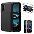 Pikkukuva 3 / 11: Huawei P30 Pro - Skyddande HEAVY DUTY Aluminium Skal Silver