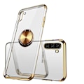 Pikkukuva 3 / 11: Samsung Galaxy Note10 - Praktiskt Skal med Ringhållare FLOVEME Silver Silver