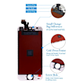 Pikkukuva 5 / 11: iPhone 6 komplett LCD sk�rm med sm�delar Vit