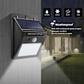 Pikkukuva 6 / 11: Solcells PIR Automatisk Utomhusbelysning 20 LED