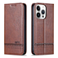 Pikkukuva 5 / 11: iPhone 15 pro max - 3-kortfack Magnetisk PU Läder Red