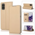 Miniatyrbillede 1 af 11: Samsung Galaxy S20 Plus - Smidigt Plånboksfodral Gold Guld
