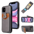 Miniatyrbilde 4 av 11: iPhone 12 - Stilsäkert Skal med Korthållare Röd