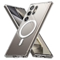 Pikkukuva 9 / 11: Galaxy S22 ULTRA - Magneettinen langaton latauskotelo iskunkestävällä Transparent