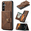 Miniatyrbillede 2 af 11: Samsung Galaxy S25 - Stilrent Avtagbart Wallet Case Röd