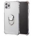 Miniatyrbilde 10 av 11: iPhone 11 Pro Max - Skyddande Praktiskt Skal med Ringhållare Black Svart