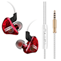 Miniatyrbilde 1 av 10: FONGE MXJ In-ear Hörlurar med Mic In-lineControl (Earphone) Röd