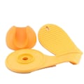 Miniatyrbilde 7 av 11: Praktiskt Säker Baby Flaskhållare Orange