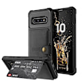 Pikkukuva 1 / 11: Samsung Galaxy S10E - Professionellt Stilrent Skal med Kortfack Svart