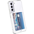 Miniatyrbillede 4 af 11: Samsung Galaxy S24 - Praktiskt Stötdämpande Skal med Korthållare Transparent