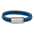 Miniatyrbilde 11 av 11: Flerfärgat Flätat Armband Röd-Vit