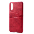 Pikkukuva 1 / 11: Samsung Galaxy A70 - Praktiskt Skal med Kortfack (Suteni) Red Röd