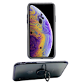 Pikkukuva 8 / 11: iPhone XS Max - Skyddande Skal med Ringhållare Guld