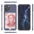 Pikkukuva 5 / 11: iPhone 14 Plus Skal med Kortfack & Hydrogel Skärmskydd Genomskinlig