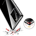 Miniatyrbillede 5 af 11: Samsung Galaxy S20 Ultra - Tunt Silikonskal Transparent Transparent/Genomskinlig
