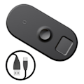 Pikkukuva 2 / 2: Baseus 3 i 1 Qi Tr�dl�sladdnings Platta White Vit