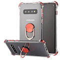 Miniatyrbillede 5 af 11: Samsung Galaxy S10 Plus - Stötdämpande Skal med Ringhållare Svart
