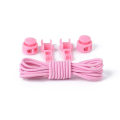 Miniatyrbilde 1 av 11: Skosnören (Elastiska) 100cm - Slitstarka Rosa