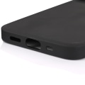 Pikkukuva 9 / 11: iPhone 12 - Mattbehandlat Skyddsskal & Mjukt Skärmskydd Svart
