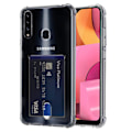 Pikkukuva 7 / 11: Samsung Galaxy A20s 1 Set Skal + Skärmskydd + Kameralinsskydd Transparent
