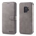 Miniatyrbillede 5 af 11: Samsung Galaxy S9 - Praktisk Yazunshi Wallet Case Röd
