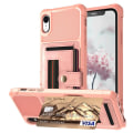 Miniatyrbillede 7 af 11: iPhone XR - Praktiskt Skyddsskal med Kortfack Röd