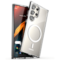 Pikkukuva 9 / 11: Galaxy S23 ULTRA - Magnetiskt trådlöst laddningsskal med stötskydd Transparent