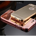 Miniatyrbilde 5 av 11: iPhone 5/5S/5SE - Elegant deksel fra LEMAN (ramme i aluminium) Svart