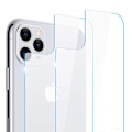 Pikkukuva 7 / 11: iPhone 11 Pro Max 3-PACK Baksida Sk�rmskydd 9H HD-Clear Transparent/Genomskinlig
