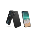 Miniatyrbilde 3 av 11: iPhone 12 Pro - Mattbehandlat Skyddsskal & Mjukt Skärmskydd Svart
