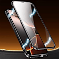 Miniatyrbillede 10 af 11: iPhone 16 - Magnetiskt Dubbelsidigt Exklusivt skyddsskal Lila