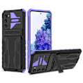Miniatyrbillede 2 af 11: Elegant Wallet Case för Samsung Galaxy S21 FE Lila
