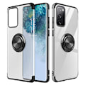 Miniatyrbillede 7 af 11: Samsung Galaxy A02S - FLOVEME Skal med Ringhållare Silver