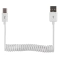 Miniatyrbilde 8 av 11: USB till Type-C Fjäder Laddningskabel Svart