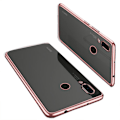 Pikkukuva 10 / 11: Huawei P30 Lite - Skyddande Silikonskal (Electroplating) Silver