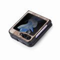 Miniatyrbilde 8 av 11: Trätextur Skal för Samsung Galaxy Z Flip5 5G Grey