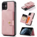iPhone 12 - Skal med Korthållare Roséguld