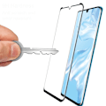 Pikkukuva 5 / 11: Skärmskydd 2.5D 4-PACK med Ram HD-Clear för Huawei P30 Lite Svart Svart