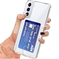 Pikkukuva 4 / 11: Samsung Galaxy S21 FE - Skyddsskal med Kortfack Genomskinlig