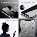 Pikkukuva 9 / 11: iPhone XS Max FullCover Anti-Spy Skärmskydd 9H Svart