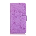 Miniatyrbilde 1 av 11: iPhone 15 Plus - Plånboksfodral i PU-läder med 3-kortfack Lila