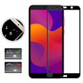 Pikkukuva 5 / 11: Huawei Y5p 2.5D Skärmskydd Ram 9H 0,3mm Svart