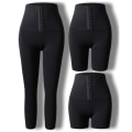 Pikkukuva 4 / 11: Yogashort Yogabyxor Tränings Leggings Flera Längder Svart S