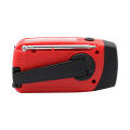 Pikkukuva 9 / 10: Smart Vevradio (Nödradio) Solcell LED ficklampa Powerbank Röd