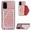 Pikkukuva 1 / 11: Samsung Galaxy S20 Plus - Praktiskt Skal med Kortfack Roséguld