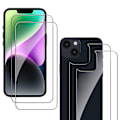 Miniatyrbillede 10 af 11: iPhone 13 Fram- & Baksida Skärmskydd 0,3mm Transparent