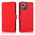 Miniatyrbillede 8 af 11: iPhone 15 Plus - Elegant Flip Wallet Skinnfodral Red