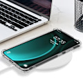 Miniatyrbillede 8 af 11: Samsung Galaxy S25 - Stöttåligt Silikonskal med Kepskant Genomskinlig